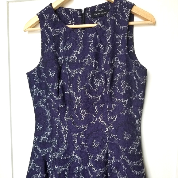 Ivanka Trump Floral Fit and Flare Dress - Picture 4 of 15